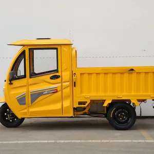 Practical 3-Wheel Electric Transport Tricycle with Reinforced Steel Cargo Carrier Box - detail 15