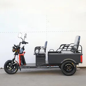 Practical 3-Wheel Electric Transport Tricycle with Reinforced Steel Cargo Carrier Box - detail 19