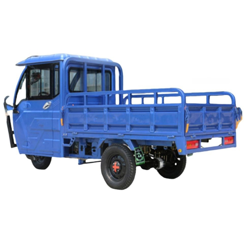Cheap Reliable High-Efficiency Enclosed Cabin Farm Electric Cargo Carry Tricycles Pickup Truck with Customizable Hydraulic Dump - Image 5