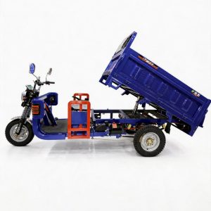 Long Battery Life Electric 3-Wheel Dump Cargo Tricycle for Community Delivery