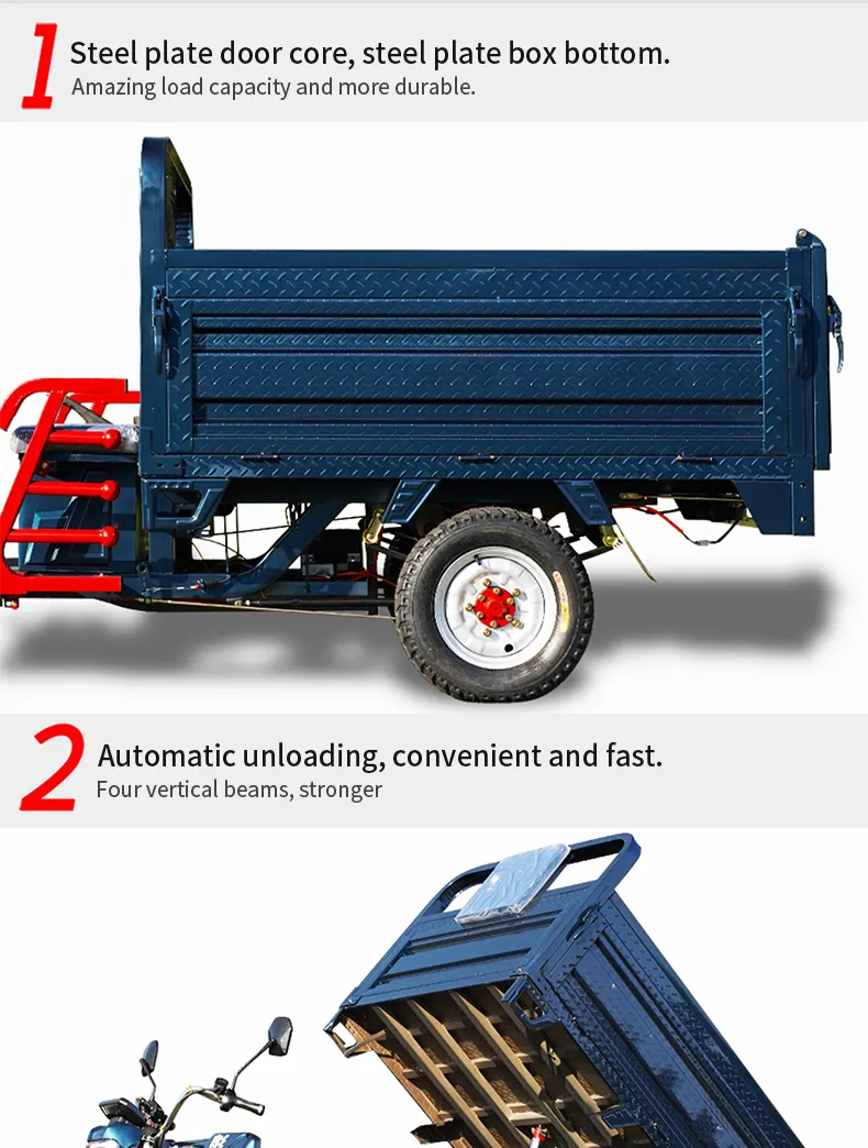 Affordable Adult Electric Cargo Tricycle for Safe Transport - detail 4
