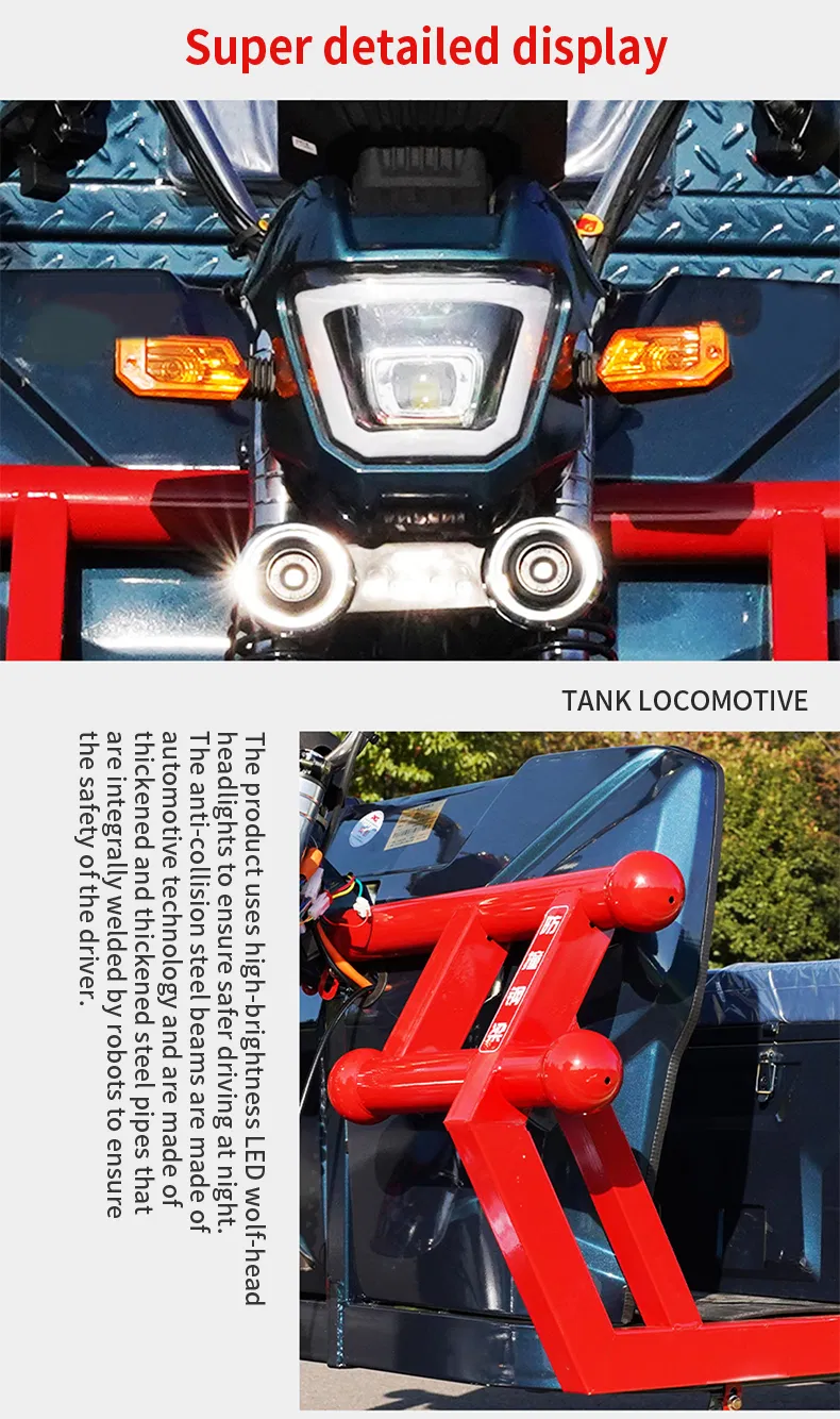 Affordable Adult Electric Cargo Tricycle for Safe Transport - detail 7