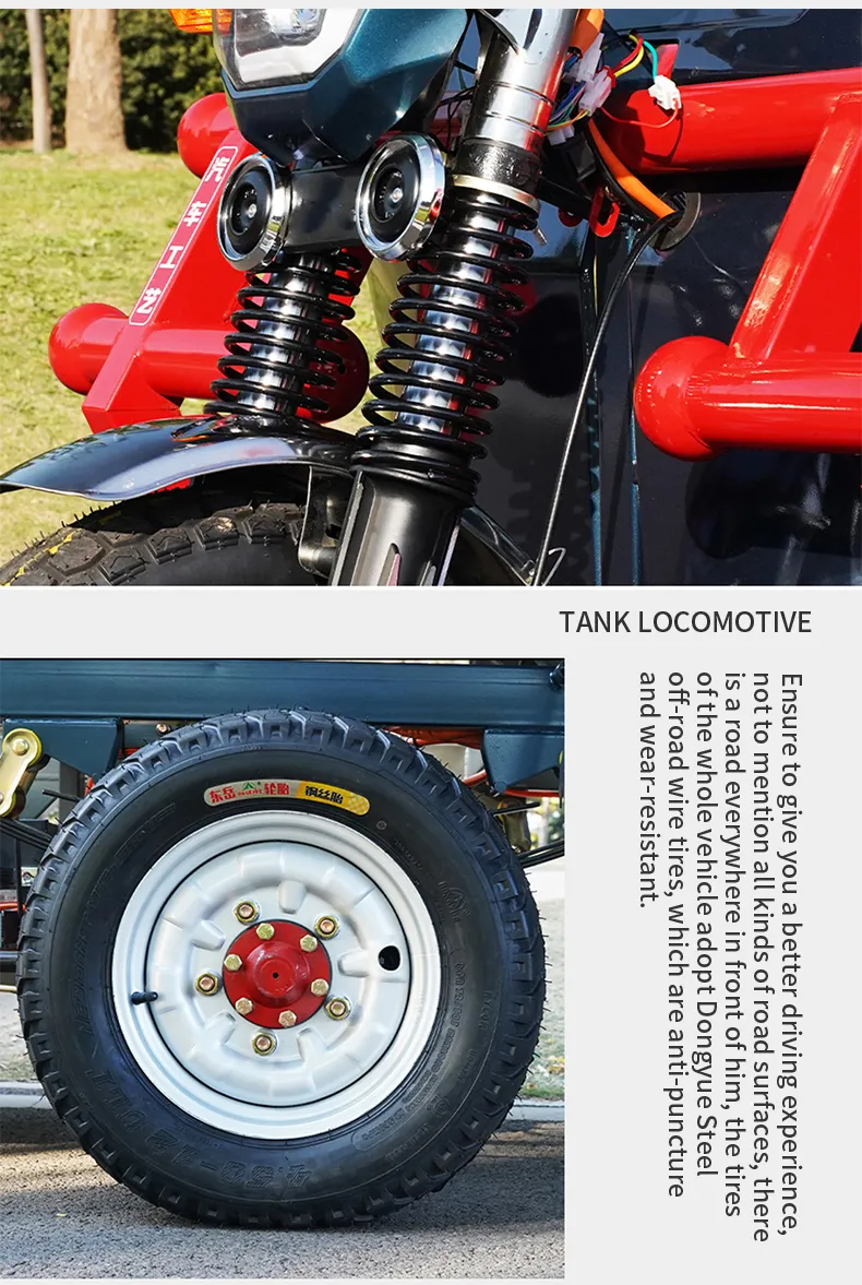 Affordable Adult Electric Cargo Tricycle for Safe Transport - detail 8