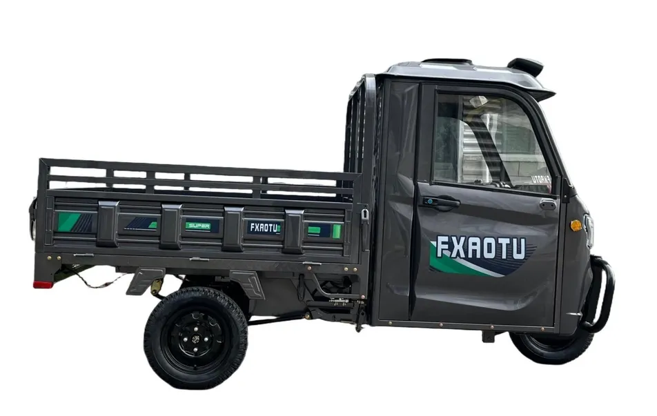 Excellent Shock Absorption Semi-Closed 3-Wheel Electric Cargo Tricycle for Urban Delivery - detail 6