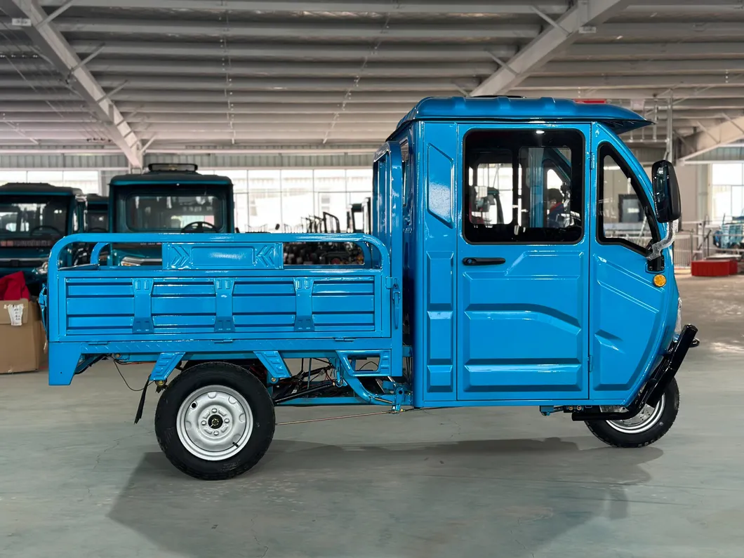 New 2023 EEC Type Cargo Tricycle 60V1000W Closed Body Electric Cargo Tricycle - detail 1