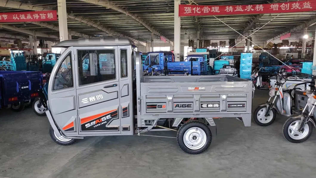 New 2023 EEC Type Cargo Tricycle 60V1000W Closed Body Electric Cargo Tricycle - detail 3