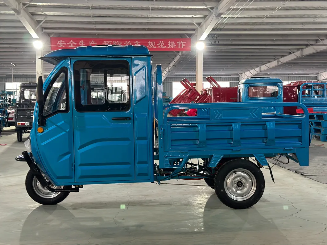 New 2023 EEC Type Cargo Tricycle 60V1000W Closed Body Electric Cargo Tricycle - detail 4