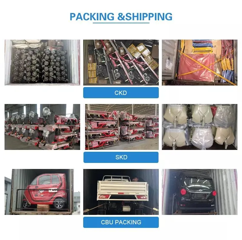 New 2023 EEC Type Cargo Tricycle 60V1000W Closed Body Electric Cargo Tricycle - detail 5