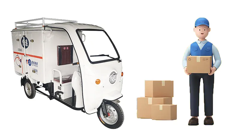 Truck Cargo Tricycle Delivery Electric Tricycle 3 Wheel Adult Tricycle - detail 1