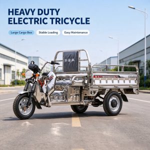 Farm Work Electric Tricycle with Cargo Box Reinforcing Ribs