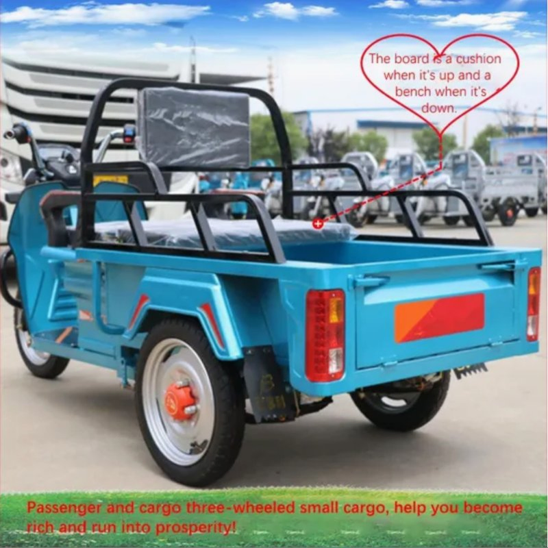 Wholesale Customizable Cargobike Open Body Low Price 3-Wheel Electric Motorcycle Tricycle for Cargo/Passenger Transport - Image 3