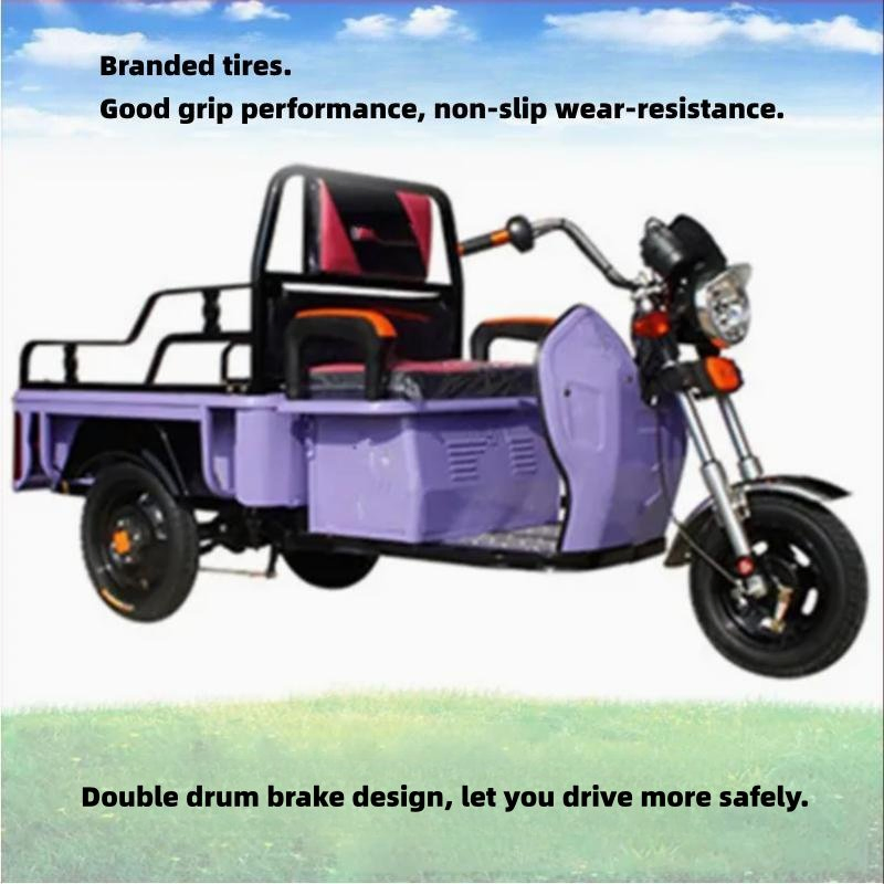 Wholesale Customizable Cargobike Open Body Low Price 3-Wheel Electric Motorcycle Tricycle for Cargo/Passenger Transport - Image 6