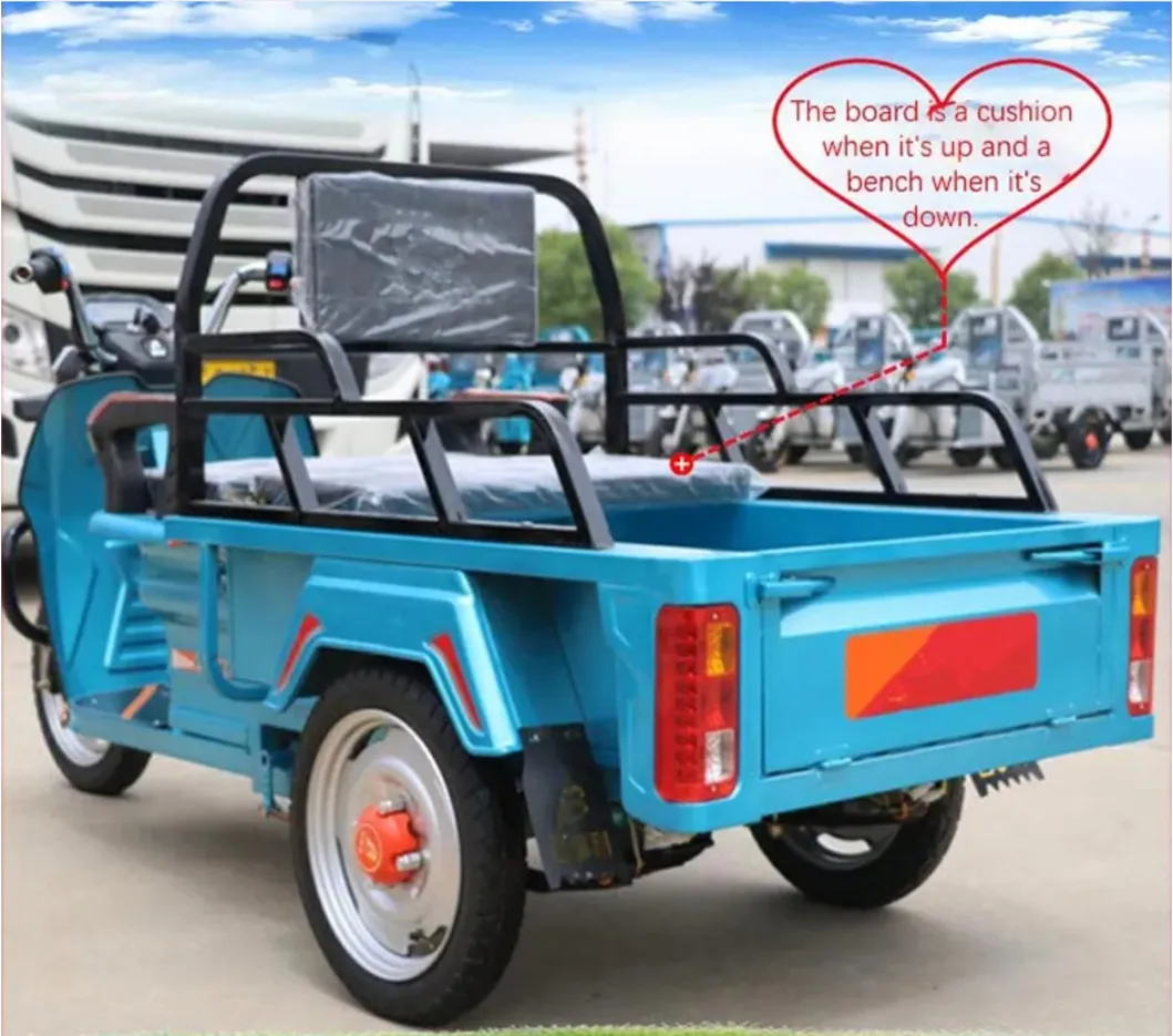 Wholesale Customizable Cargobike Open Body Low Price 3-Wheel Electric Motorcycle Tricycle for Cargo/Passenger Transport - detail 2