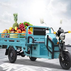 Electric Cargo Tricycle with Long 70-90km Range, for Short-Distance Building Material Transport