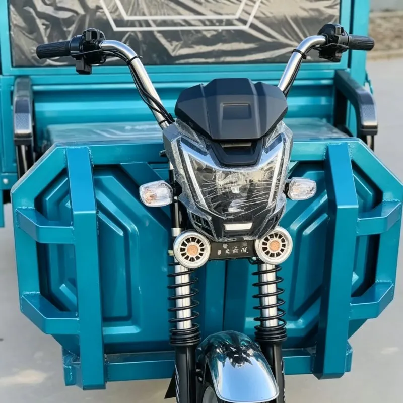 Electric Cargo Tricycle with Long 70-90km Range, for Short-Distance Building Material Transport - detail 2