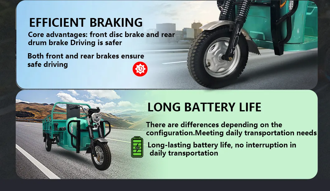 Household Cargo Electric Tricycle with Compact Structure and Practical Design - detail 8