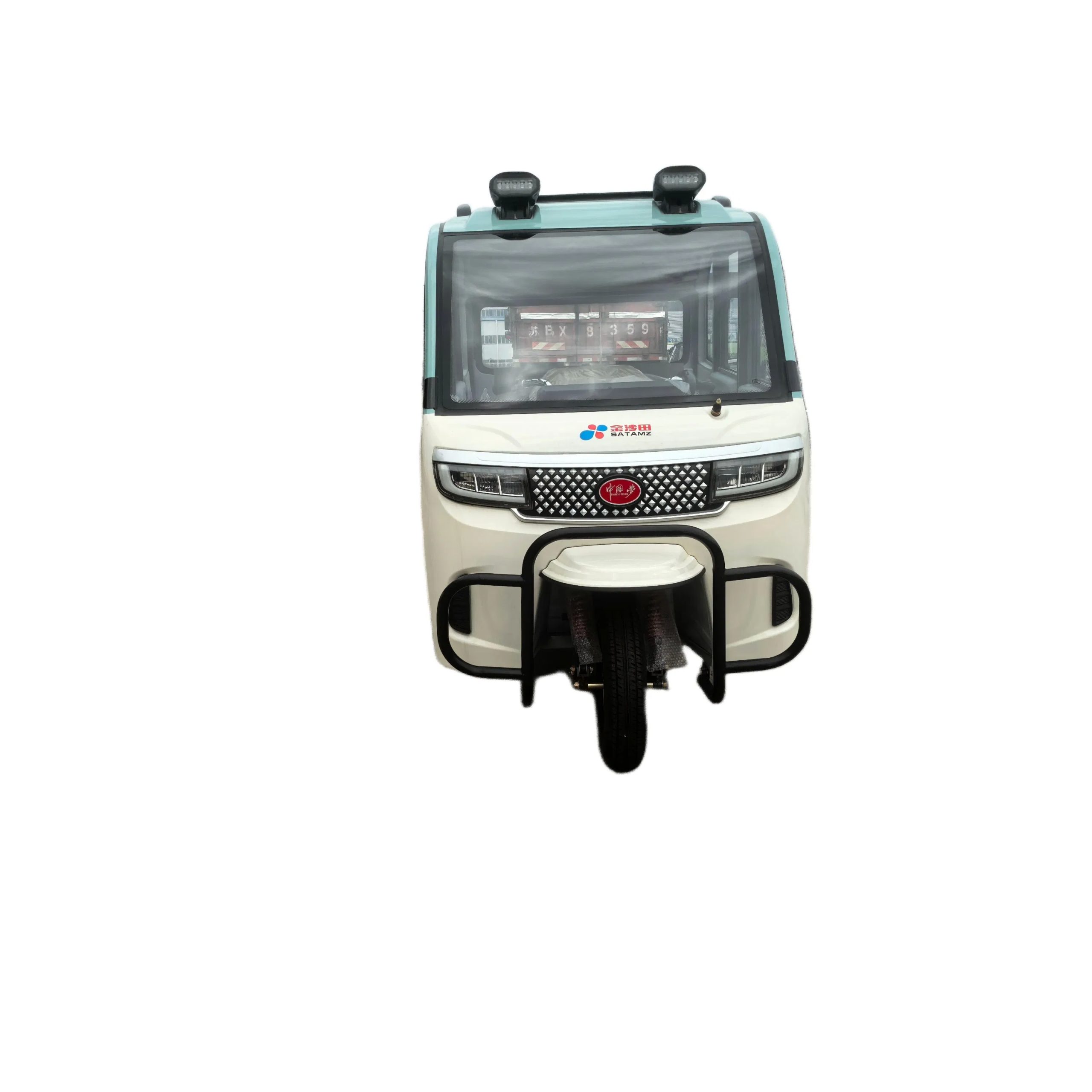3 Wheel Electric Tricycle Passenger Cargo Dual Purpose with LED Lights - Image 4