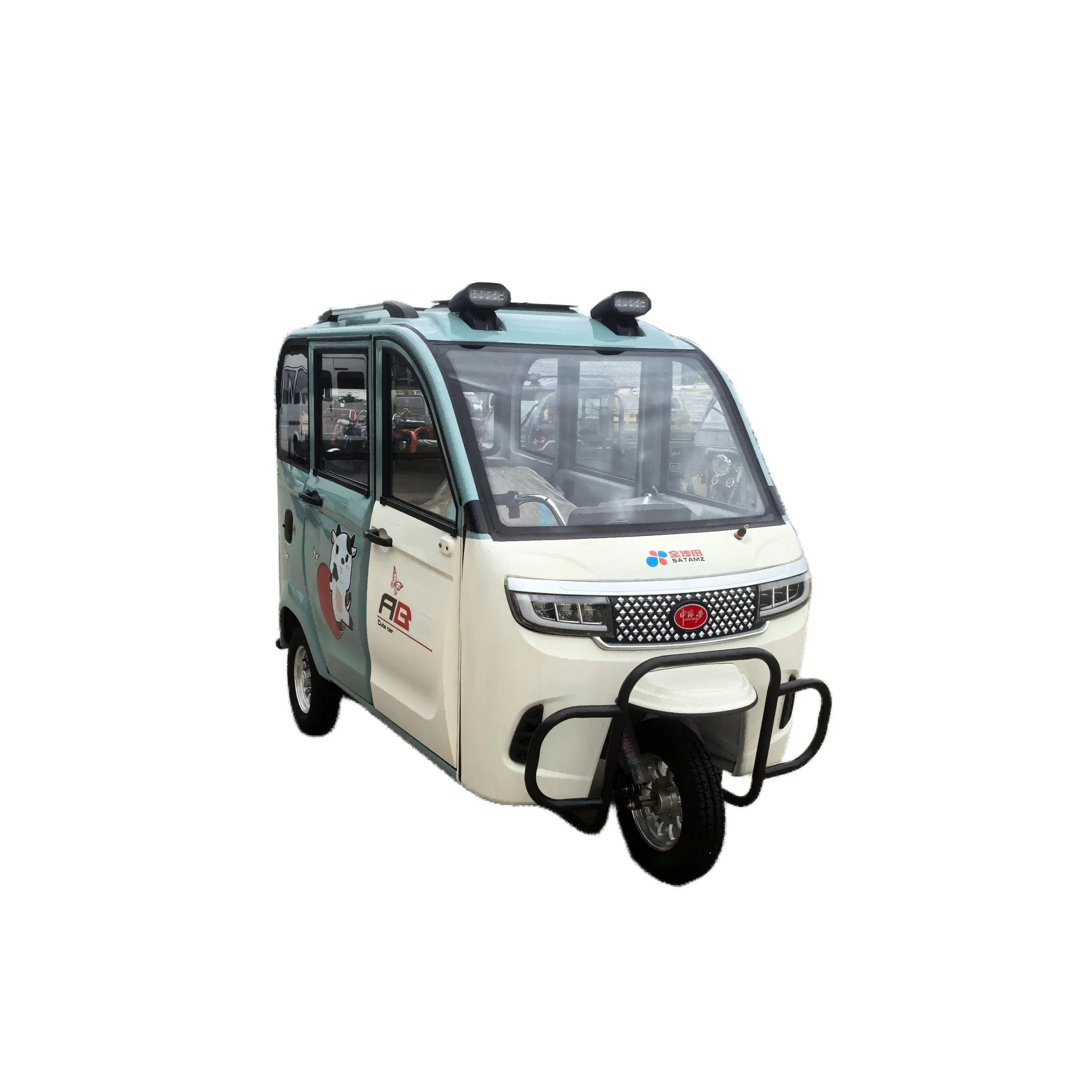 3 Wheel Electric Tricycle Passenger Cargo Dual Purpose with LED Lights - Image 5