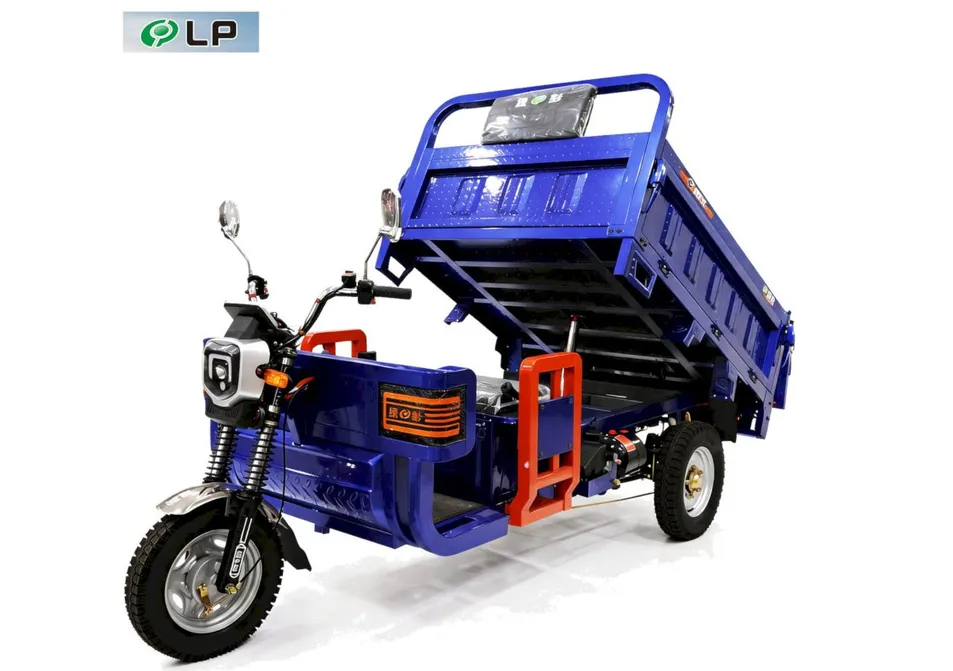 Practical Pressure Resistant Self-Unloading Electric Cargo Tricycle for Street Shops - detail 2