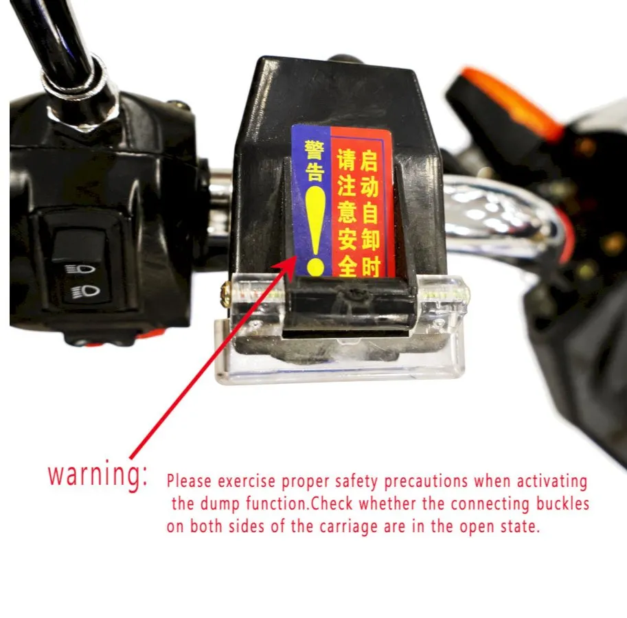 Practical Pressure Resistant Self-Unloading Electric Cargo Tricycle for Street Shops - detail 3
