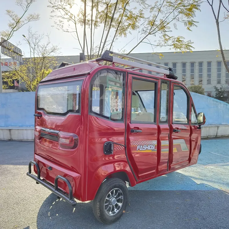 Premium Closed Cabin 1200W Electric Cargo Tuk Tuk Three Wheeler OEM ODM with Electric Cargo Tricycle Capacity - detail 3