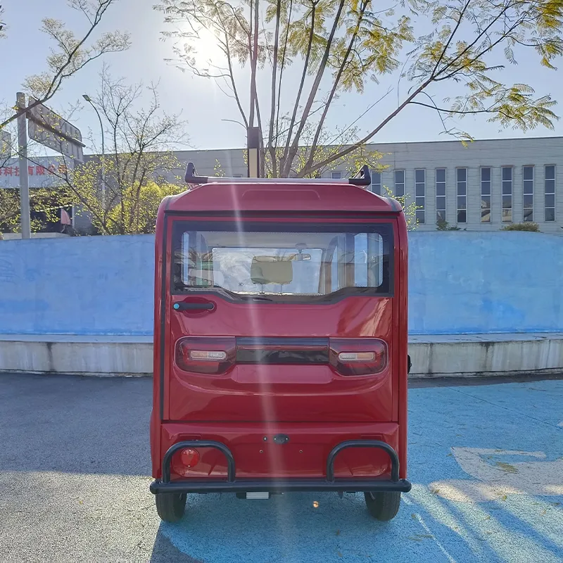 Premium Closed Cabin 1200W Electric Cargo Tuk Tuk Three Wheeler OEM ODM with Electric Cargo Tricycle Capacity - detail 4