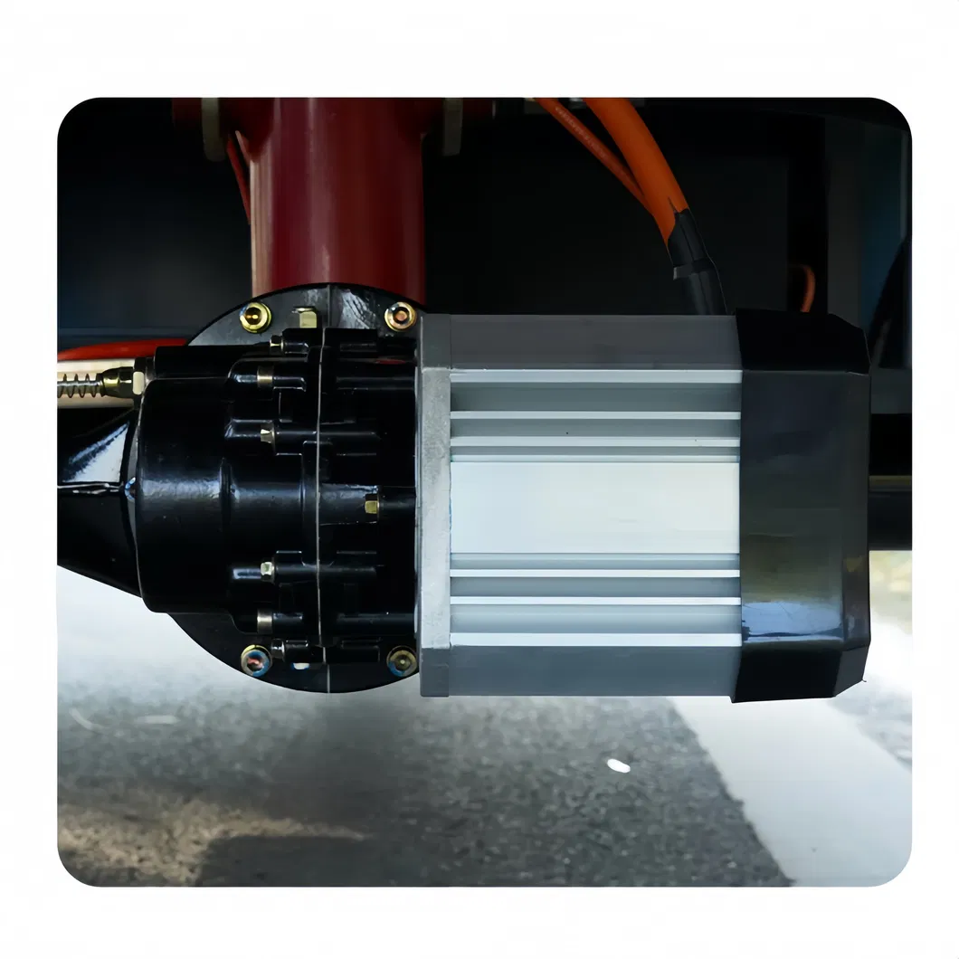 New Design Modern Electric Tricycle for Cargo with Cab and High Torque Rear Axle Made in China - detail 4